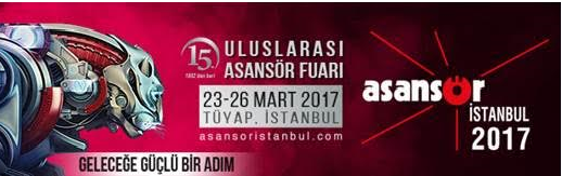 15. Uluslarası Asansör Fuarı 23-26 Mart ISTANBUL